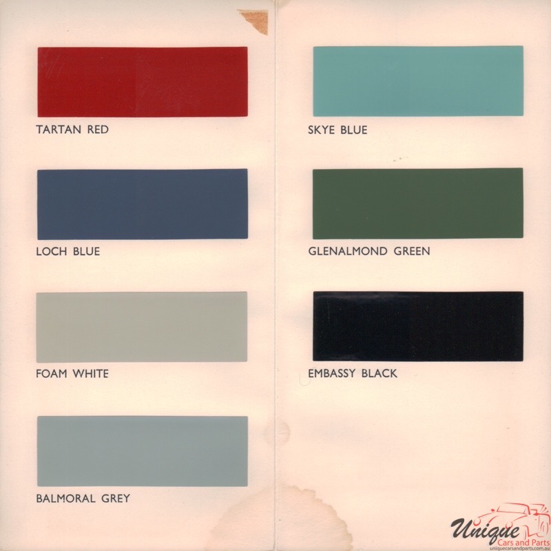 1965 Hillman Paint Charts Corporate 1